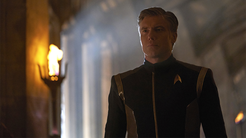 Pike steels himself to witness a future that he cannot change.